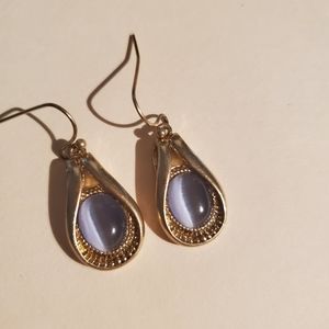 Lia Sophia purple drop earrings